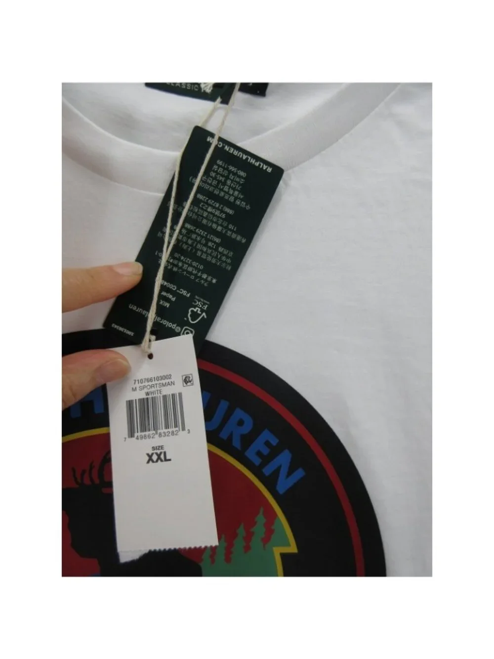 Polo Country Ralph Lauren Shirt XXL Sportsman Graphic Tee Classic Fit